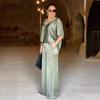Women's Two Piece Set Pants Spring/Autumn Satin Loose V-Neck Casual Top Wide Leg Pants Fashion Set