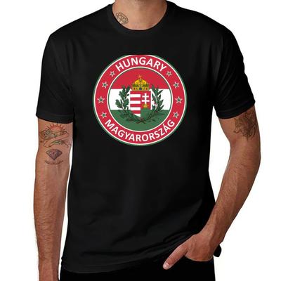 Ungarn Magyarorszag Design Mit Flagge von Ungarn und Wappen T-Shirt Fitness Training Atmungsaktives T-Shirt