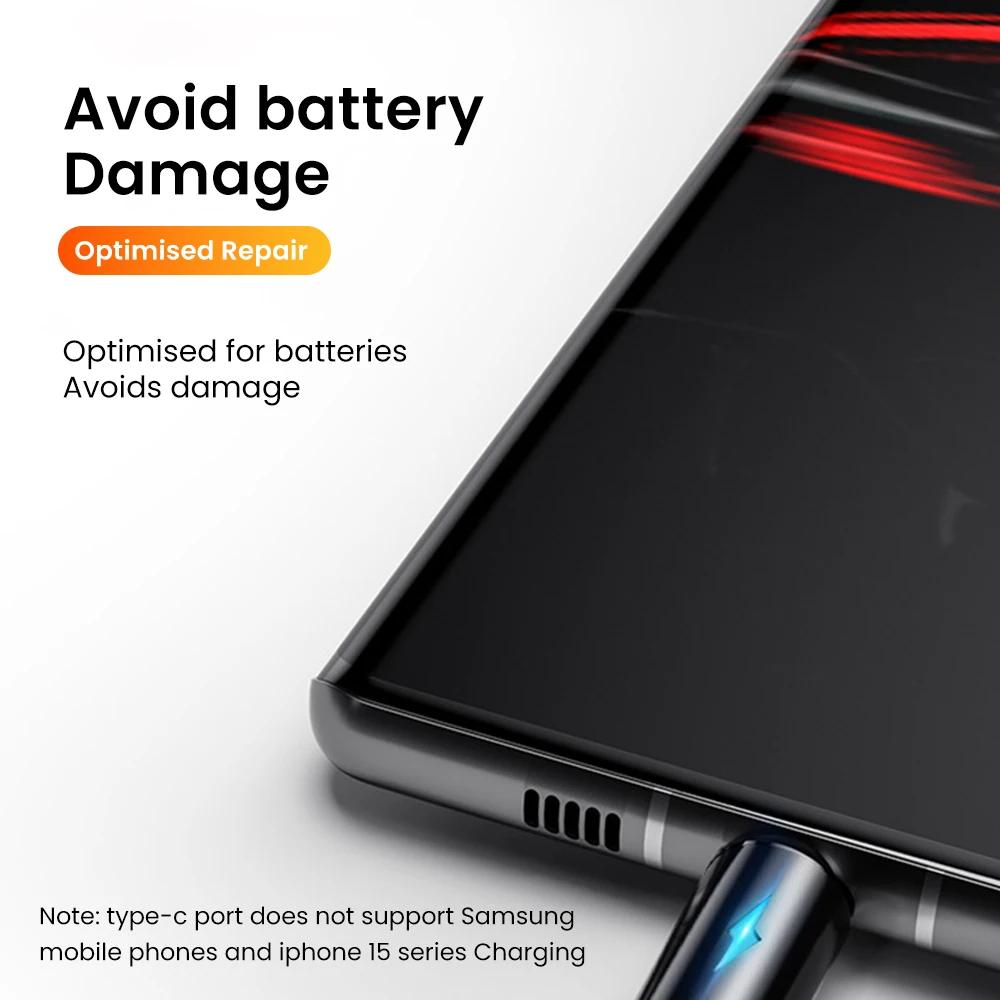 3A 25cm Short USB Type C Cable Data Micro USB Lightning Cable for iPhone 14 Huawei Xiaomi Samsung S24 Fast Charging Data Cable