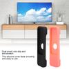 2Pcs Non Slip Protective Silicone Cover Case Fit for TV 4K 4th 5th Generation Remote Controller(Black Red )