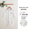 Ultra-Thin Bamboo Baby Rompers: Tagless Pajamas for Spring & Autumn