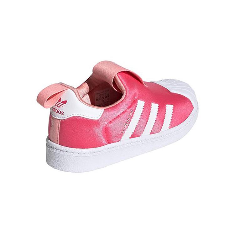 adidas Originals SUPERSTAR 360 Bequeme Rutschfeste Niedrige Skateboard-Schuhe Helles Pink/Weiß EF6633