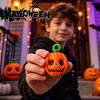 Pumpkin Fidget Spinner Rotating Halloween Toy, Stress Relief Ghost Face Plastic Gadgets Spinner, 3D Printed Toy for Keychain Pendant Party Favors