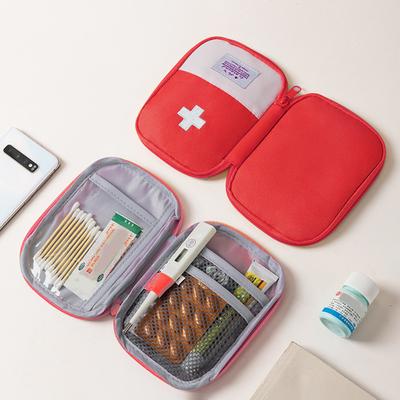 Mini Portable Medicine Bag Travel First Aid Kit Medicine Bag Storage Bag Survival Kit Medicine Box Outdoor Emergency Camping