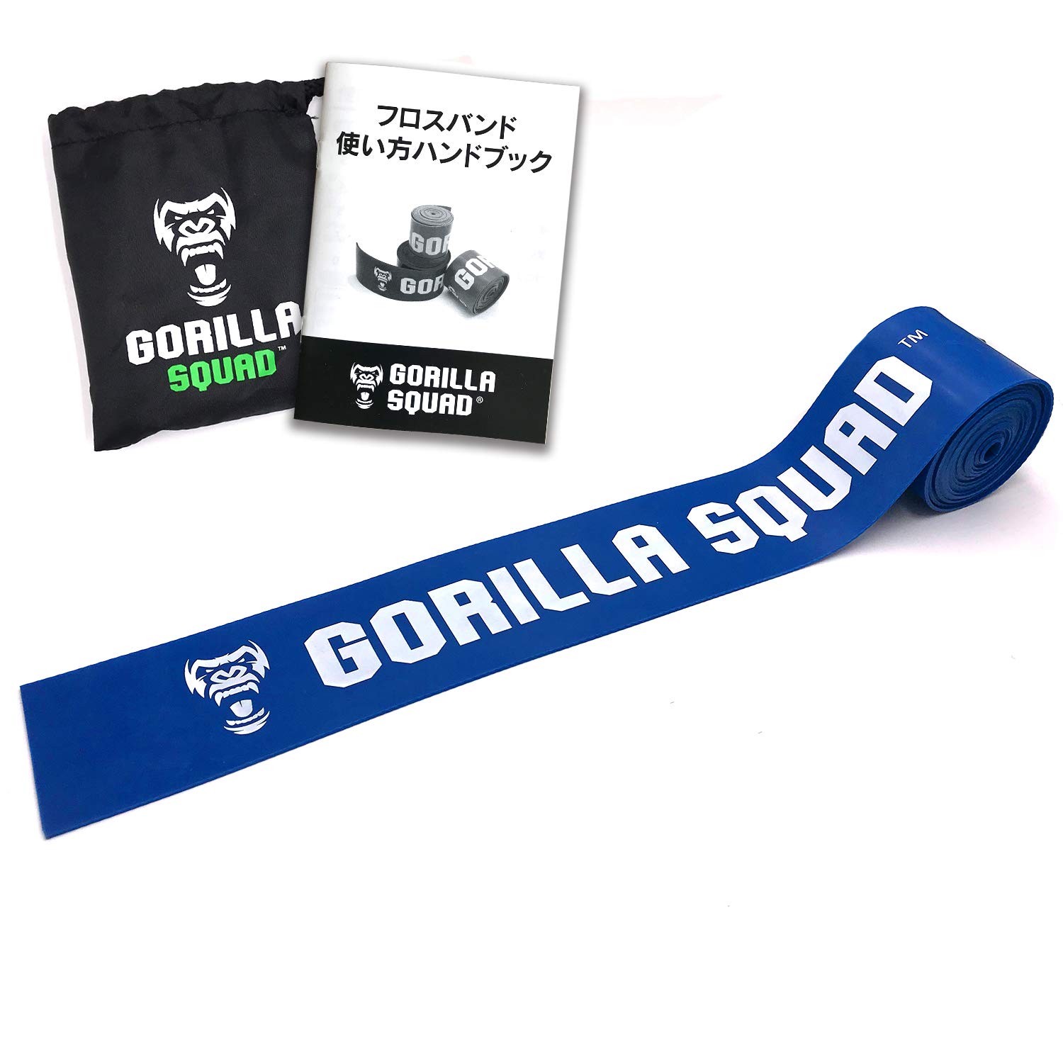 GORILLA SQUAD Gorilla Floss 1 250cm x 5cm Band, Blue, Band, синий