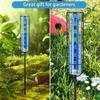 ABBY-Rain Gauge, 7Inch Freeze Proof Rain Gauge Outdoor, Large Clear Numbers And Adjustable Height For Garden, Lawn And Farm