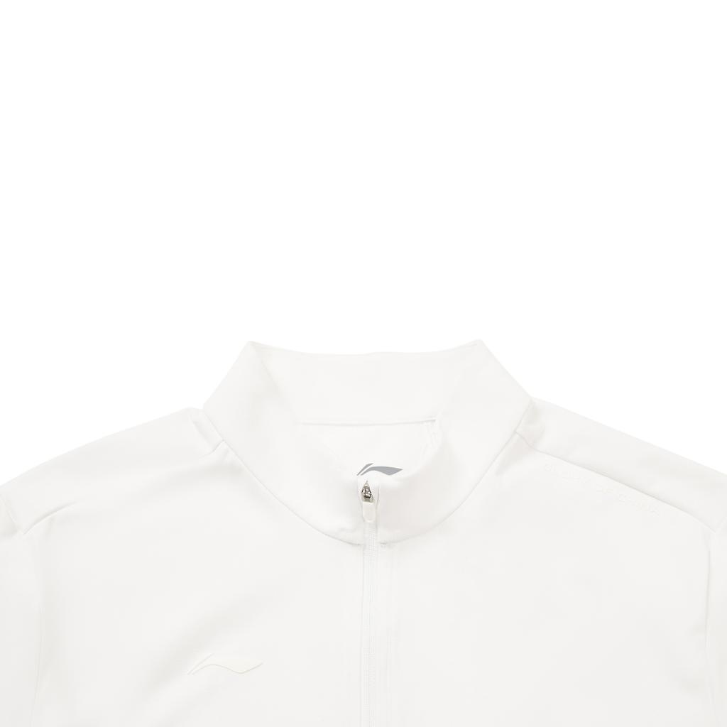 Li-Ning Honor Gold Standard Series Stand Collar Casual Versatile Soft Comfortable Long Sleeve T-Shirt Men Tops ATLW273-2