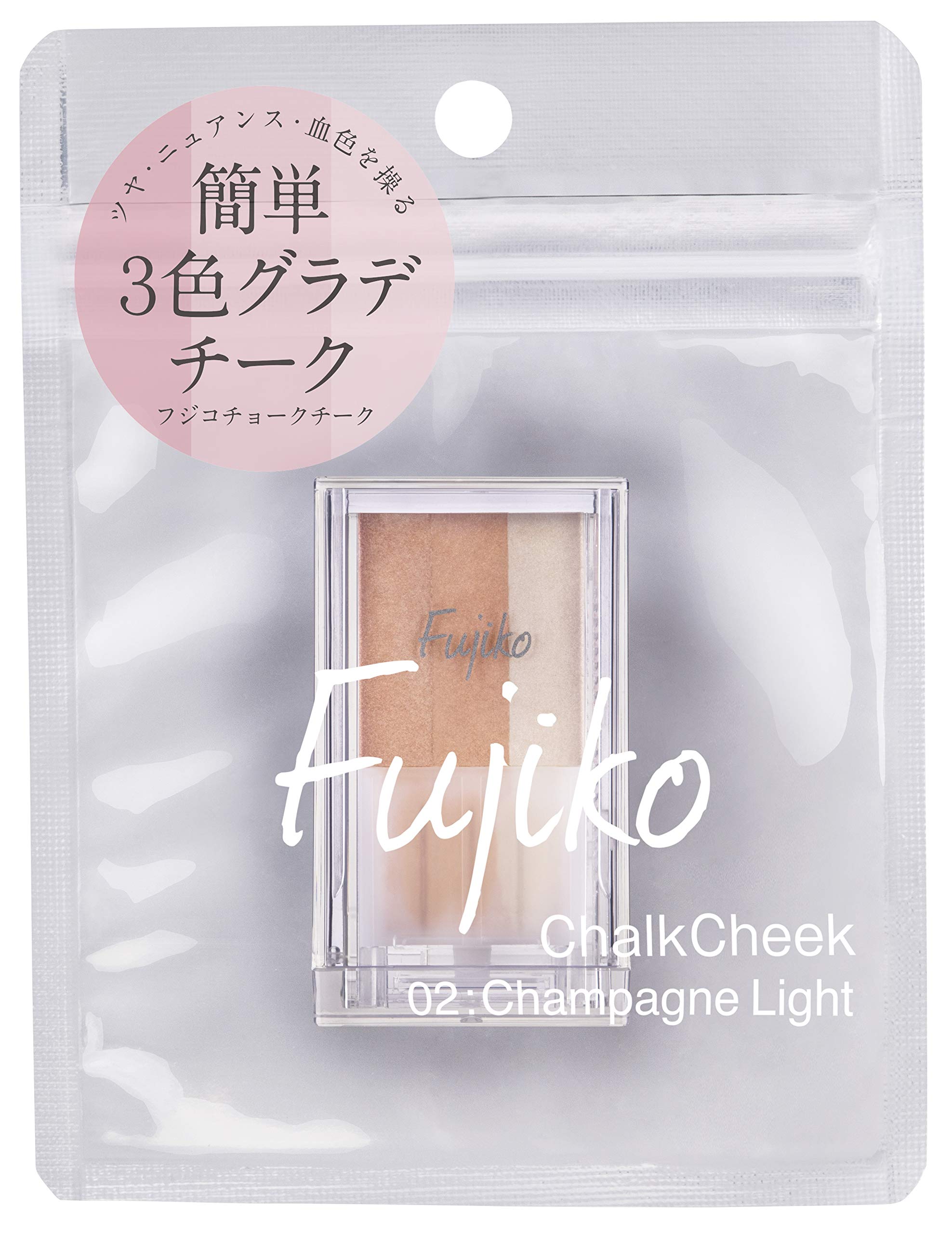 

Fujiko Fujiko Chalk Cheek 02 Champagne Light Pink 7.1g