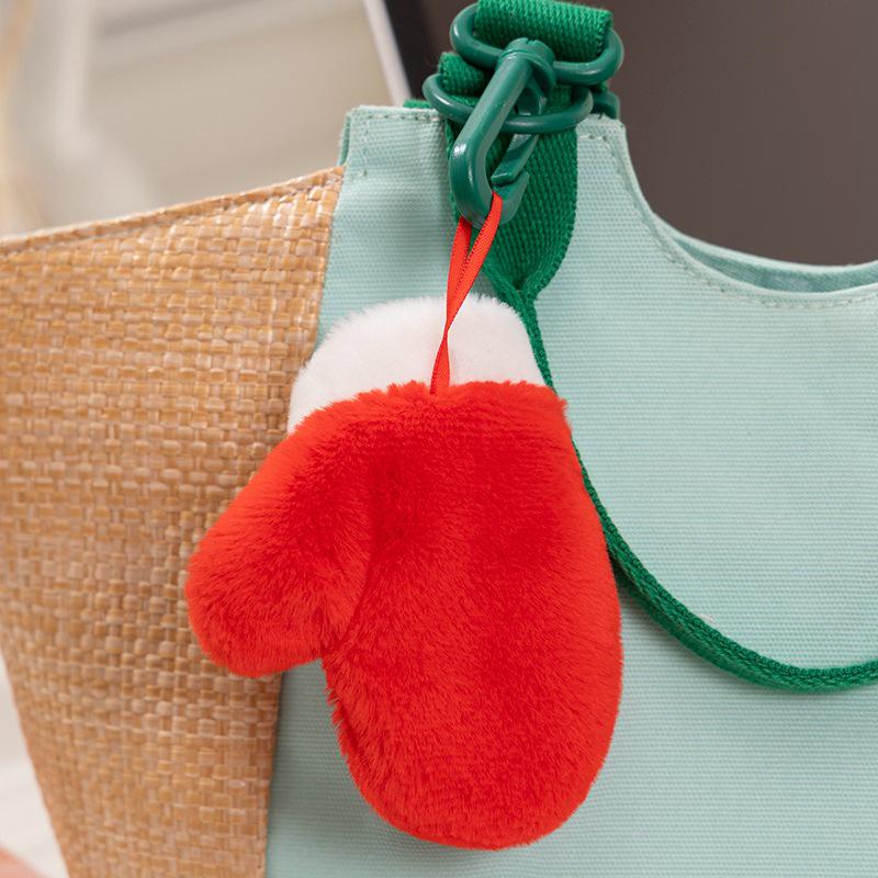 Christmas Tree Ornaments: Gingerbread Man, Wreath Plush, Snowman Hat Doll