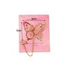 Tassel Chain Metal Butterfly Bookmark Hollow Flower Flower Painting Bookmark  For Book Lovers