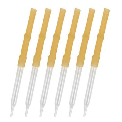 6 Pcs Lab Liquid Transfer Pipette Pipettes Dropper Alkaline Burette Glass Dropper for Lab Science