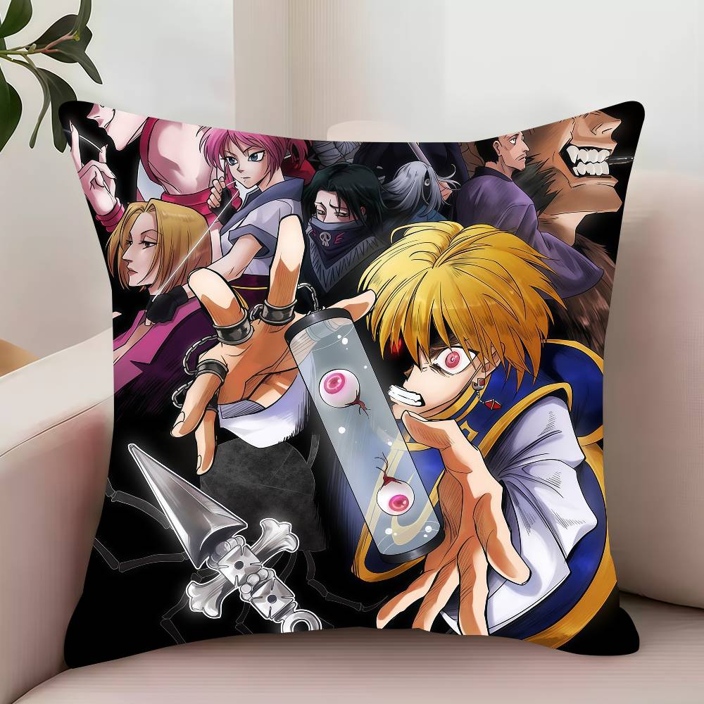 MINISO H-HUNTER X HUNTER  Pillow Case Decor Protective Covers Comfortable soft for Sofa Living Room Home office