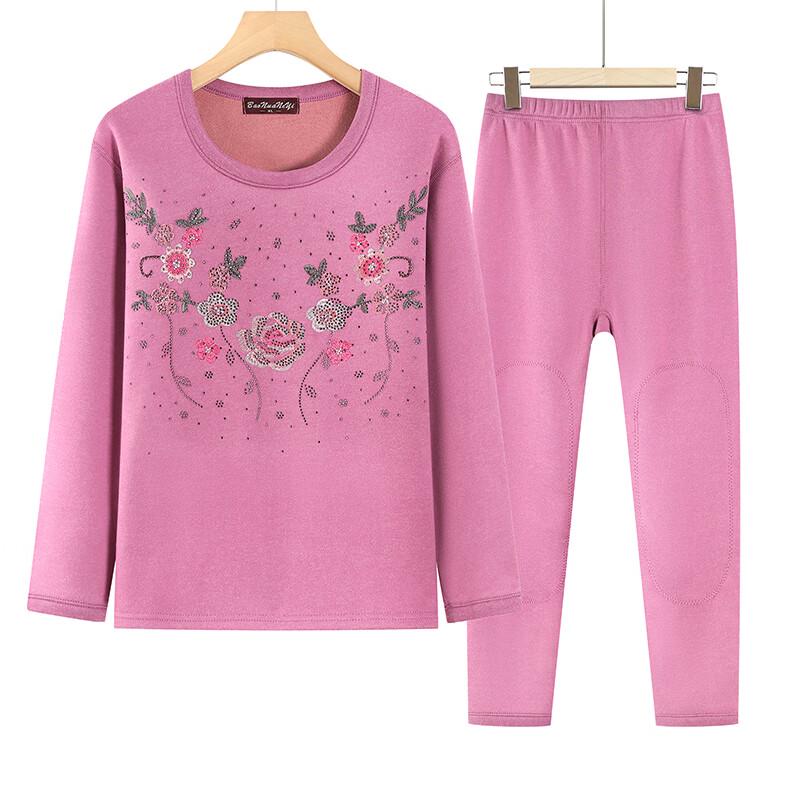 Women's Fleece-Lined Thermal Underwear Set