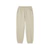 Casual Solid Color Simple Sports Pants Women Bottoms Beige L324W095-0046