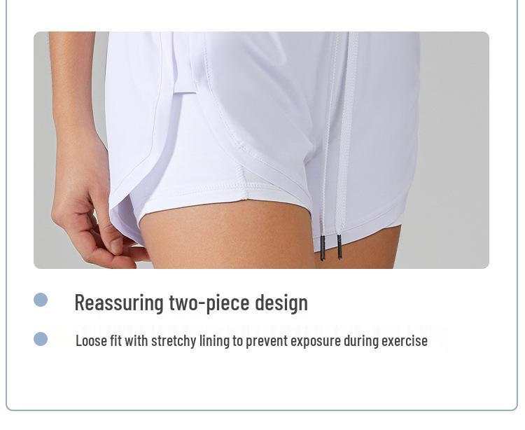 Women's Customized High-Waisted Drawstring Athletic Shorts - Slimming, Anti-Exposure Yoga & Running Fitness Pants