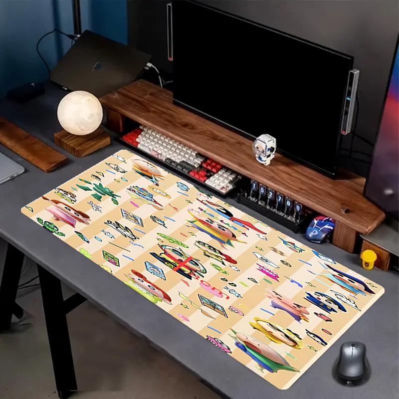 Crayon Shin Baskılı Mouse Pad, Kaymaz Masaüstü klavye Matı, PC Dizüstü Oyun Çalışma Günlük Kullanım için, Havalı Festival Sürpriz Hediye