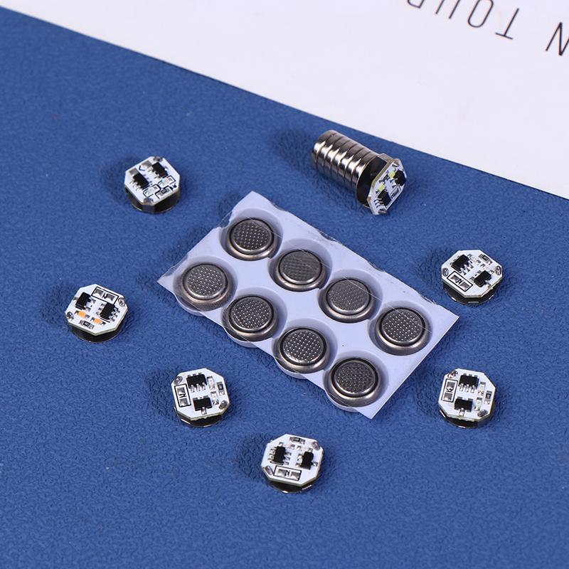 1Pc Led Magnetron Light Modeling Led Bright Wireless Lamp Diy Toys Model Magnetic Induction Lights W Button Battery + Magnet