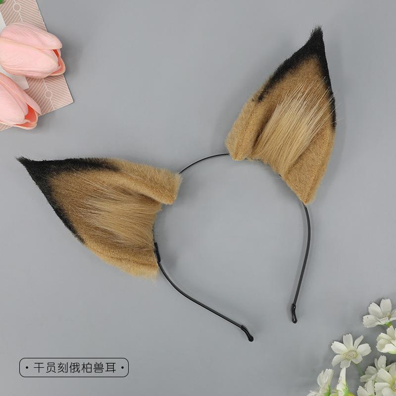 

Комикс-шоу лисьи аксессуары для волос ocsplay арк оператор гравировка обо лисьи ушки ободок головной убор кос аксессуары