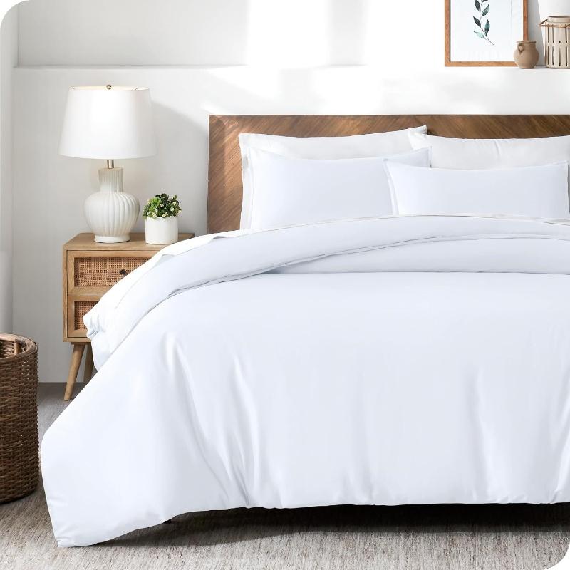 3pcs Lyocell Duvet Cover Set Luxury Solid Silky Cooling Bedding Set Quilt Cover+Pillowcases Twin Queen King Home Use