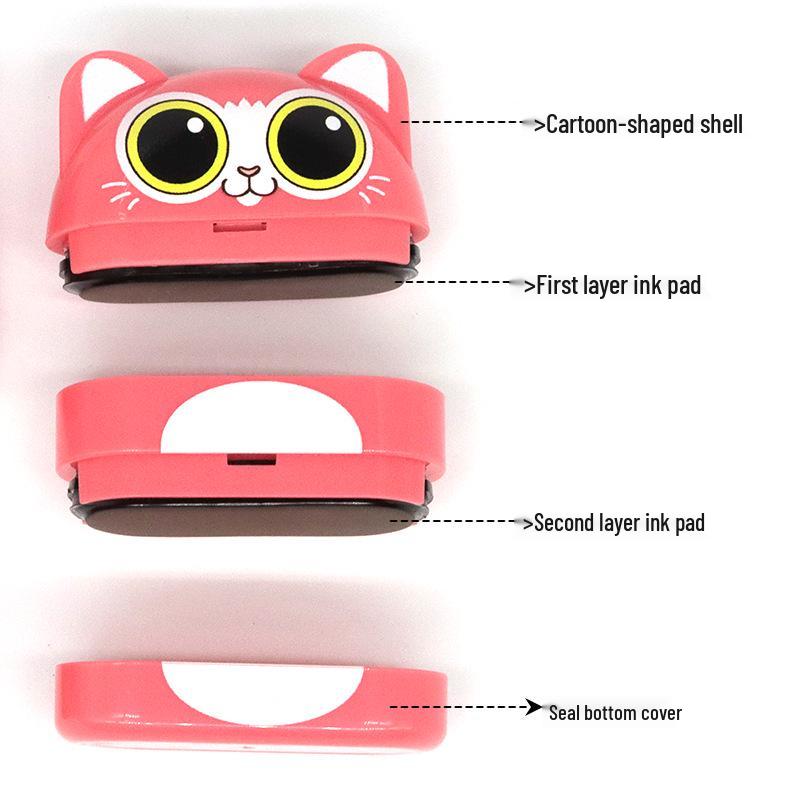 Haustier Doppel-Schicht Zweifarbig Babynamenstempel