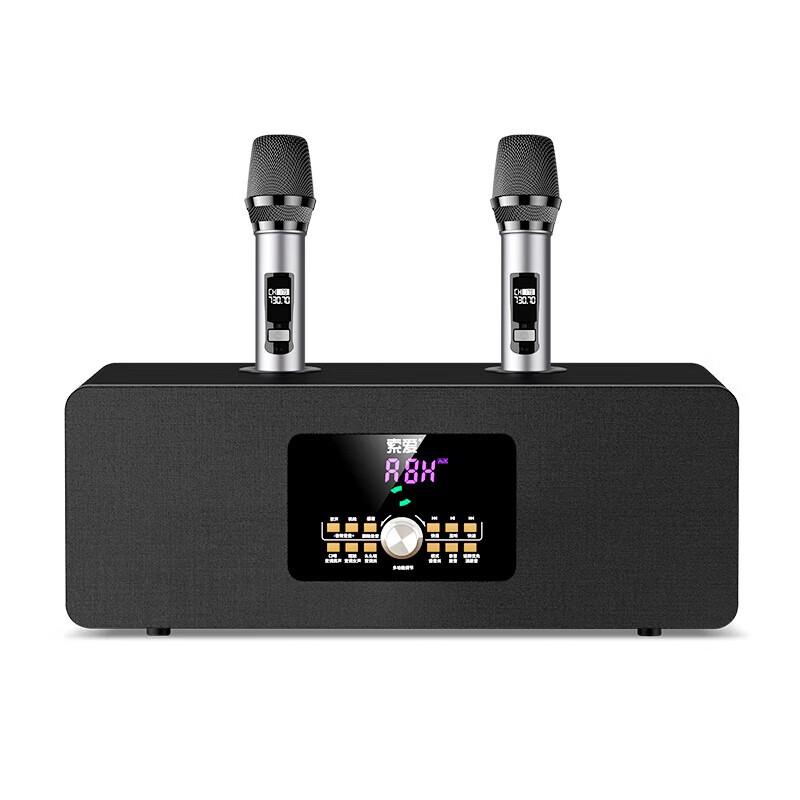 Soaiy SA-620 Home KTV Audio System with Dual Microphones