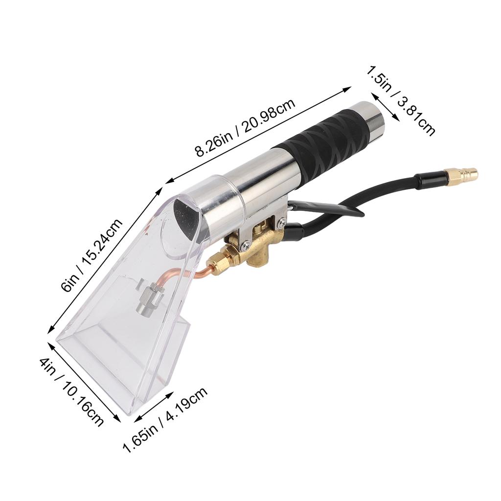 Extractor Hand Tool Stainless Steel Multifunctional High Efficiency Carpet Cleaning Extractor Hand Wand for Mytee/ShopVac