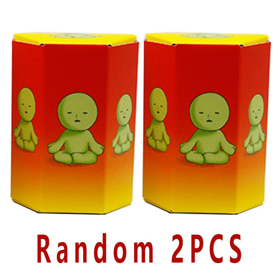New 5 Types SMIK Multiple Series Noctilucent Green Doll Blind Box Action Figures Decoration Desktop Model Toy For Christmas Gift