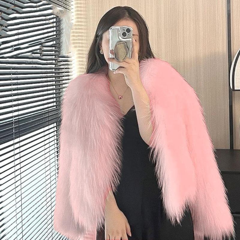 Autumn and Winter New Toka Imitation Fox Fur Light Fur Women's Winter Short Fur Short Coat