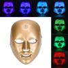 LED Facial Care Light Cover 7 Colors Lighting 90 Light Chips Skin Photon Face Rejuvenation Machine Golden