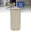 Slim Trash Can with Lid Bathroom Garbage Can with Pop Up Lid Waste Basket for Bathroom Kitchen Bedroom Office
