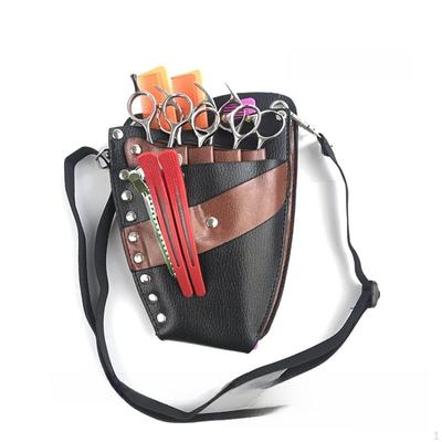 Hairdresser Scissor Bag Scissors Holster with Shoulder Belt Waist Barber Pouch