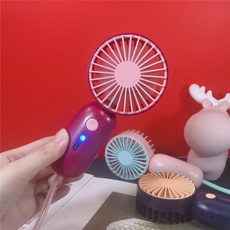 

Мини-вентилятор с прохладным ветром, летний артефакт, 500 мАч, портативный вентилятор, портативный уличный вентилятор красный
