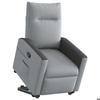 VidaXL Recliner Light Grey Fabric 3324052
