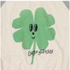 Bobo Shoes Lucky Clover Raglan Kids Sweatshirt B225ac041