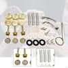 Kit di riparazione per tromba Manutenzione Pulsanti per dita per sistemi a chiavi di strumenti a fiato Tappo valvola