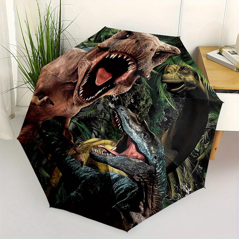 1pc Dinosaur Themed High-quality Umbrella,Automatic Opening and Closing Umbrella,Multi-functional Umbrella G0811359