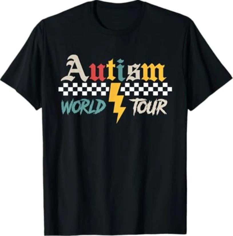 Autism Awareness World Tour Be Kind Quotes 2 Side T-Shirt S