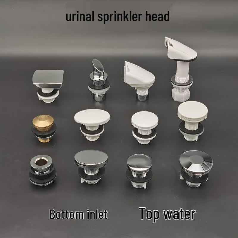 Adjustable Urinal Water Inlet Copper Nozzle Set