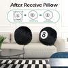 35cm 8 Ball Kissen Schwarz 8 Bälle Plüsch Gefüllt Sport Kissen Kissen Haus Sofa Kissen Für Schlafzimmer Wohnzimmer