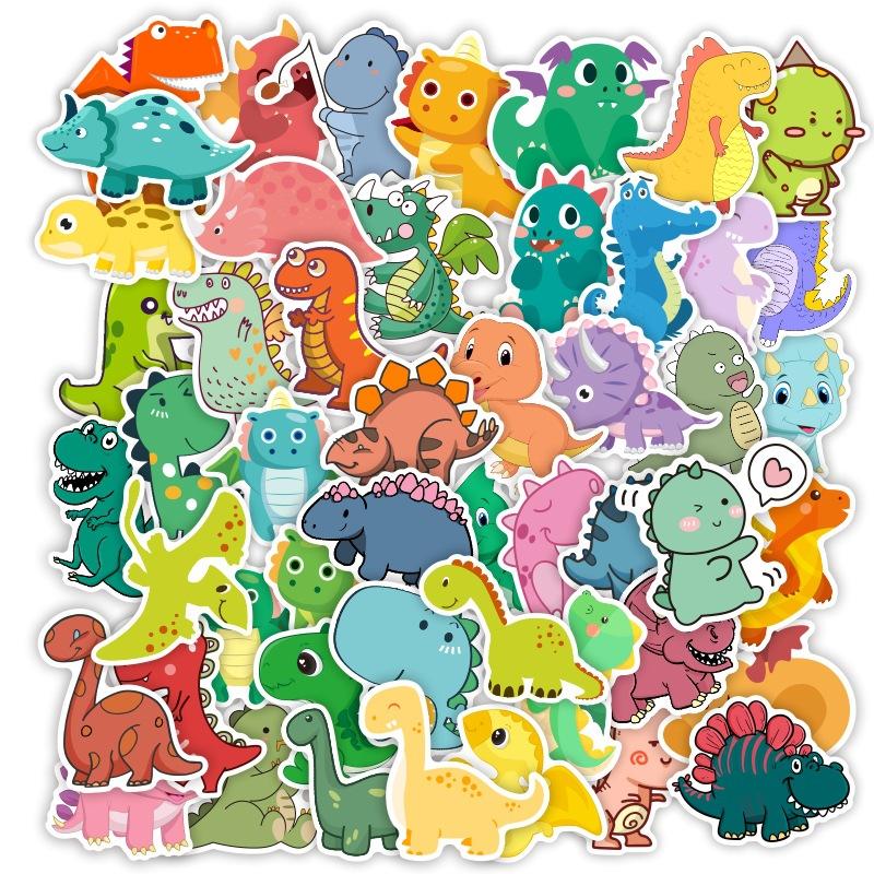 

50/100Pcs Dinosaur Planet Stickers Waterproof Decal Laptop Motorcycle Luggage Snowboard Fridge Car Pegatinas Toys 50 pcs