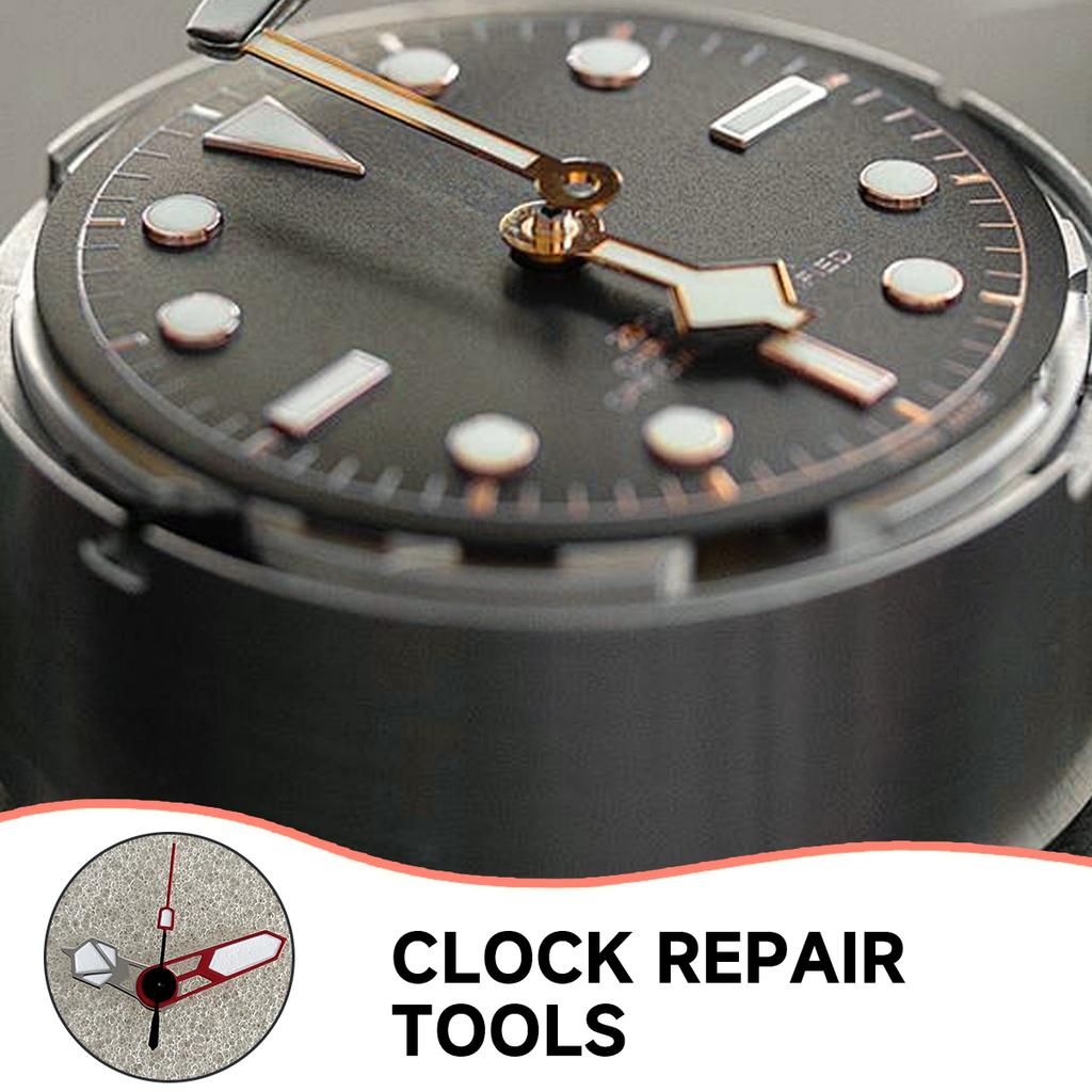 Hot ! Watch Hands Red Silver Needle Green Luminous Watch Modification Accessory for Japan NH35 / NH34/ NH36/4R/7S/ NH70 Movement