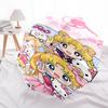 Sailor Moon X Hello Kitty Automatic Folding Umbrella - Portable 3-Fold Design with 8-Bone Iron Frame, Perfect for Fans, Travelers, and Daily