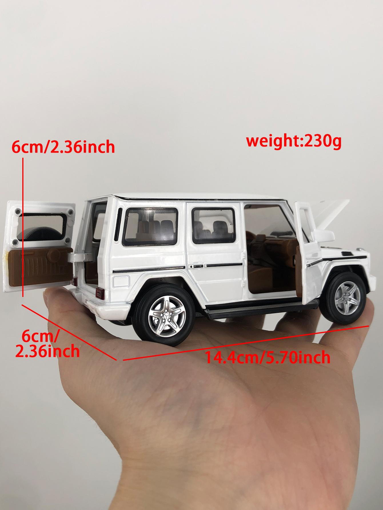 

CCA 1:32 Mercedes-Benz G350d model car, zinc alloy metal ornament, collectible gift car белый