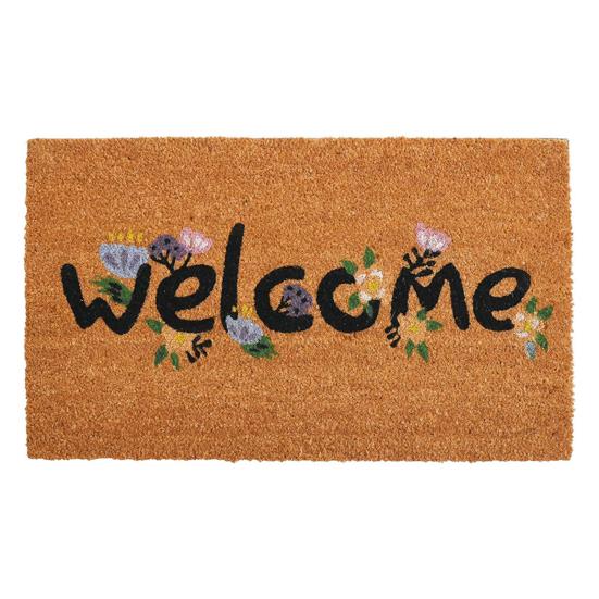 Χαλάκι δαπέδου καλωσορίσματος με αντιολισθητικό πίσω μέρος, ανθεκτικό στη φθορά, εξαιρετικά απορροφητικό, Διακόσμηση χαλιού πόρτας εισόδου στο σπίτι