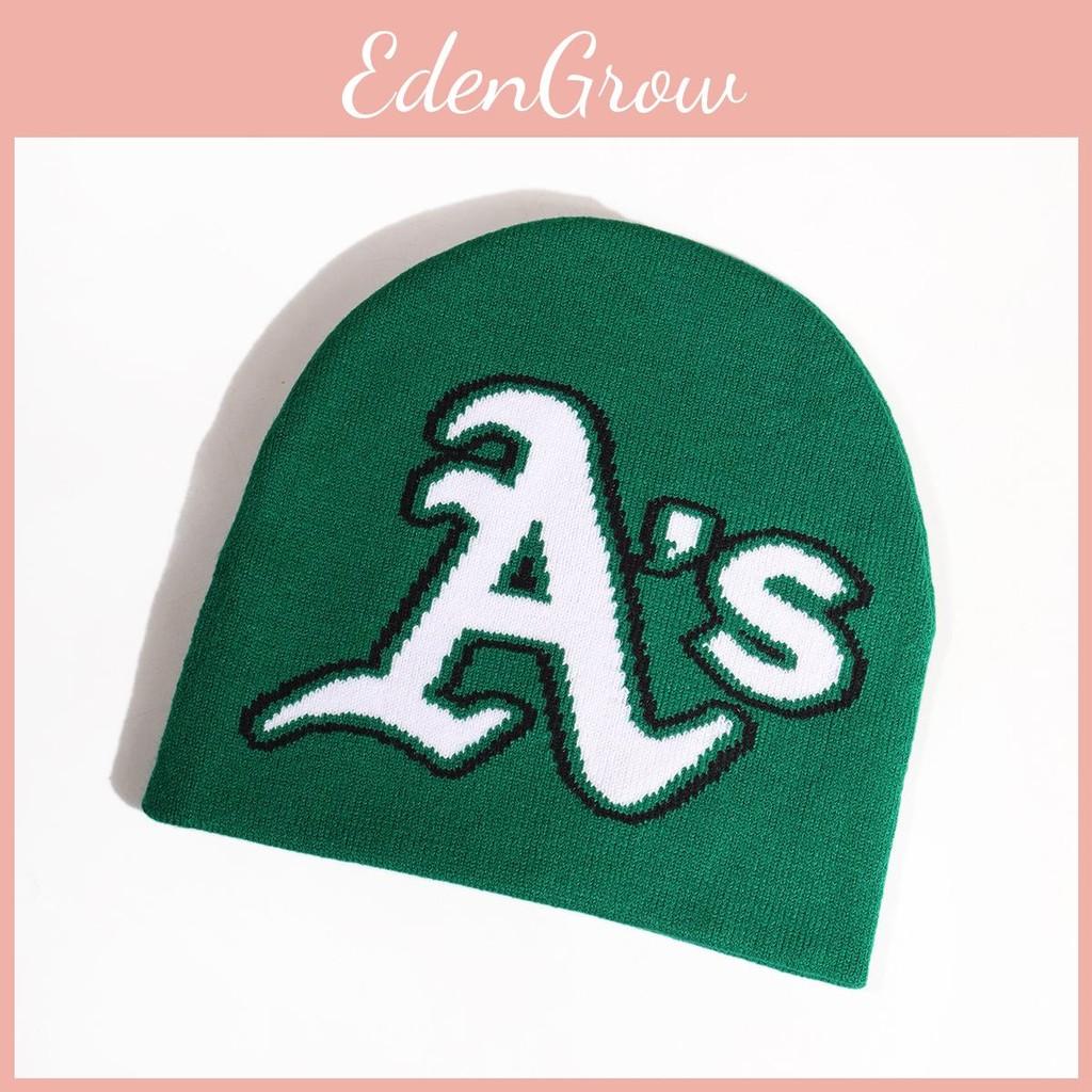 As Letter Minimalist Pattern Knitted Cap With Warmth For Urban Fashion Style