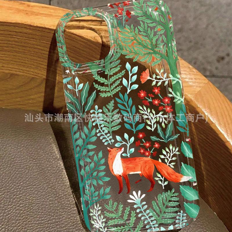 Jungle Tiger for iPhone Apple 11/12/13/14/15/16/17PROMAX Airbag Phone Case
