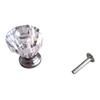 10pcs Diamond Shape Transparent Acrylic Cabinet Knob Drawer Pull Knob Plastic Handle for Furniture