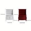 1PC Mini Wooden Openable Bookcase Living Room Dollhouse Furniture Desktop Decoration