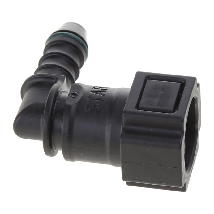 ID6 Buchse 7,89mm Winkel Kraftstoffleitungskupplung 90 Grad Schlauchende Fitting Adapter