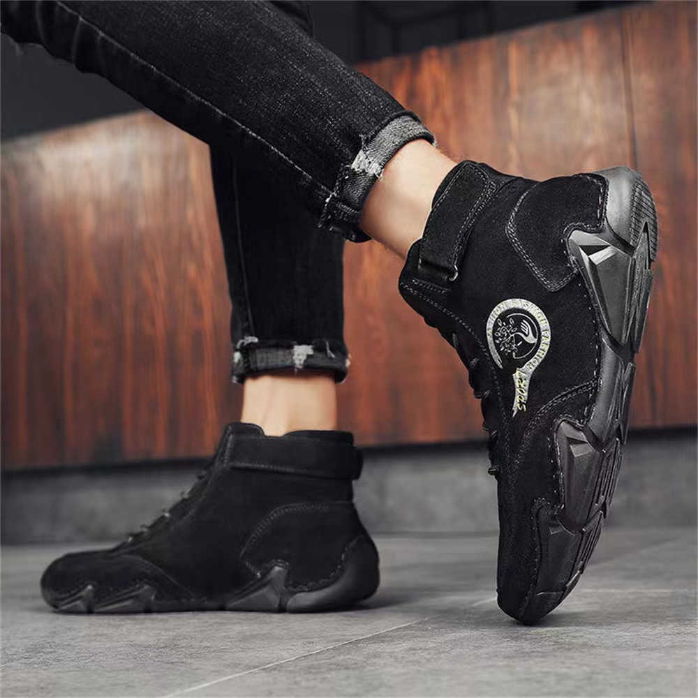 Fashion Large Size Fall Big Boot Vulcanize Moccasin Man Shoes Sneakers Sneakers Sport Sports-et-leisure High Fashion Classical